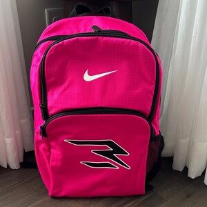 Nike Pink Prime Backpack,Large,3 compartment w/15” padded laptop slot and more